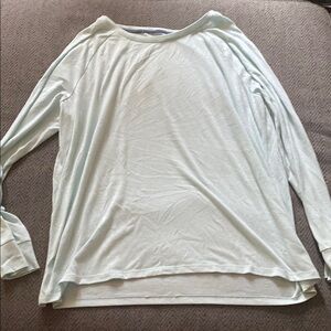 Sonoma White Oversized Long Sleeve Blouse